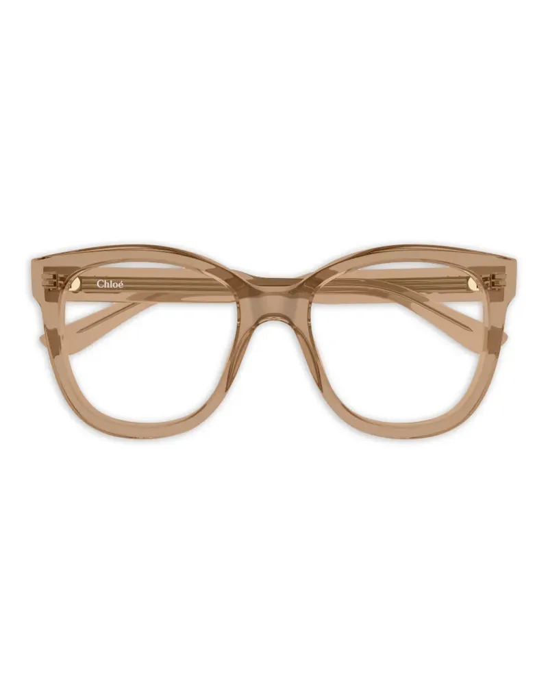 Chloé Cat-Eye-Brille - Nude Nude