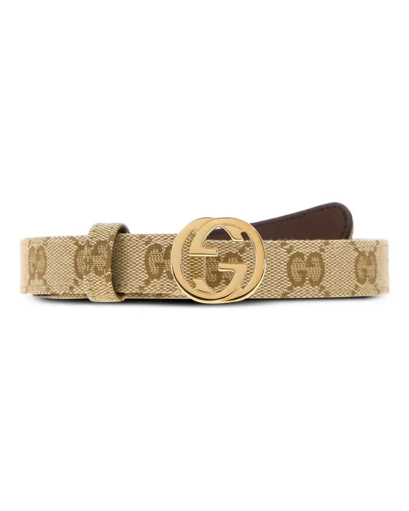 Gucci Gürtel mit GG-Schnalle - Nude Nude