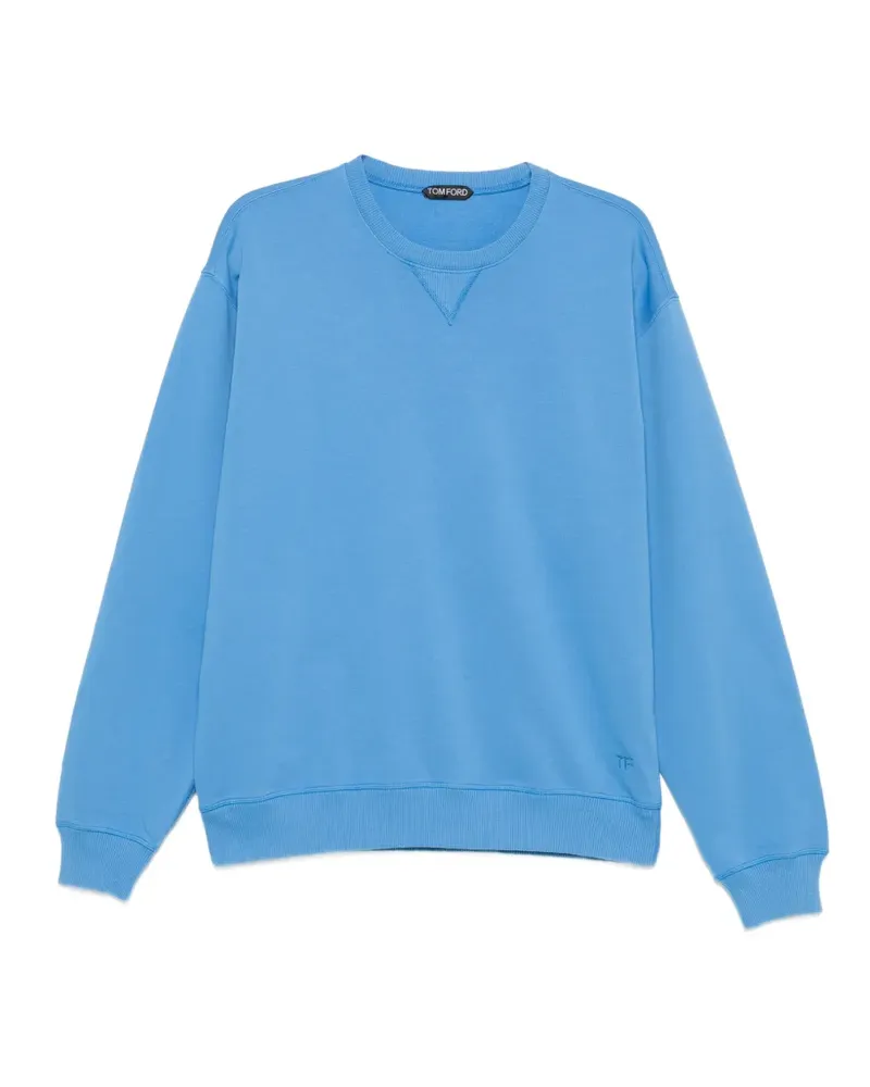 Tom Ford Sweatshirt mit Rundhalsausschnitt - Blau Blau