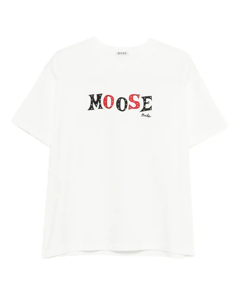 BODE Moose T-shirt - Weiß Weiß