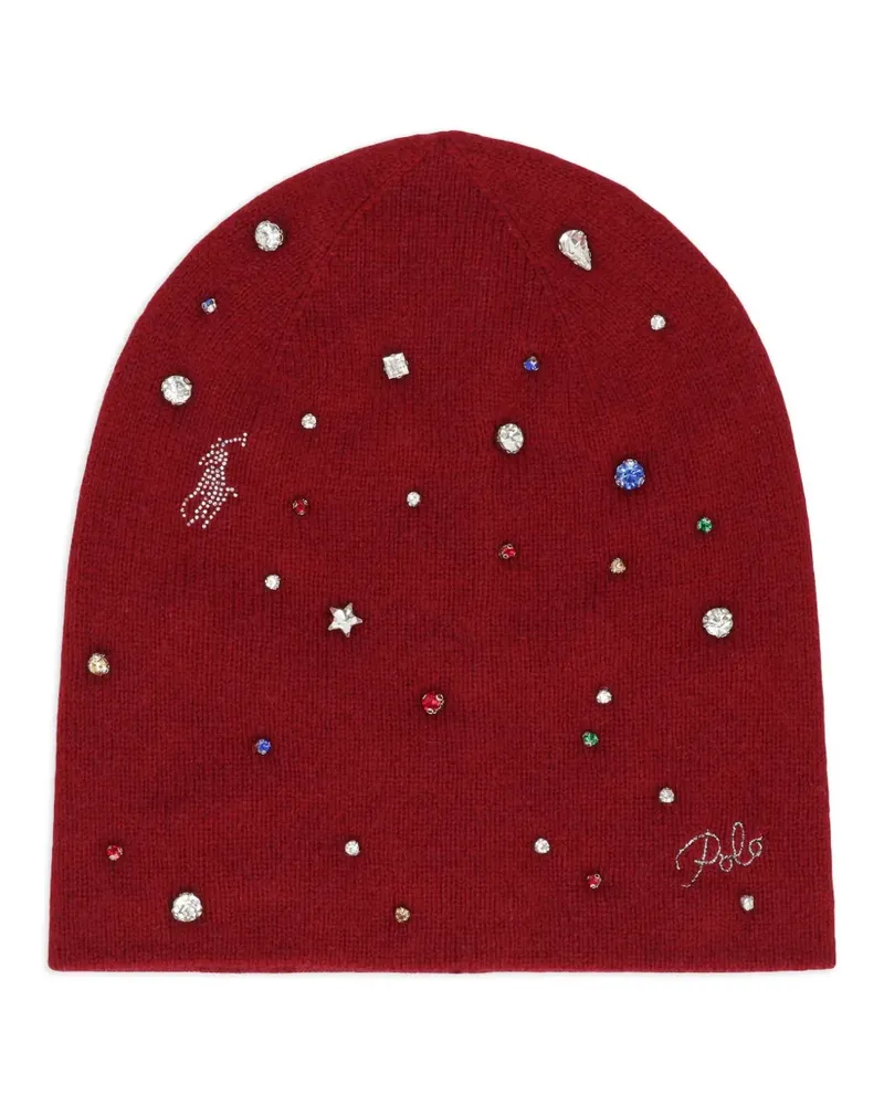 Ralph Lauren Verzierte Beanie - Rot Rot