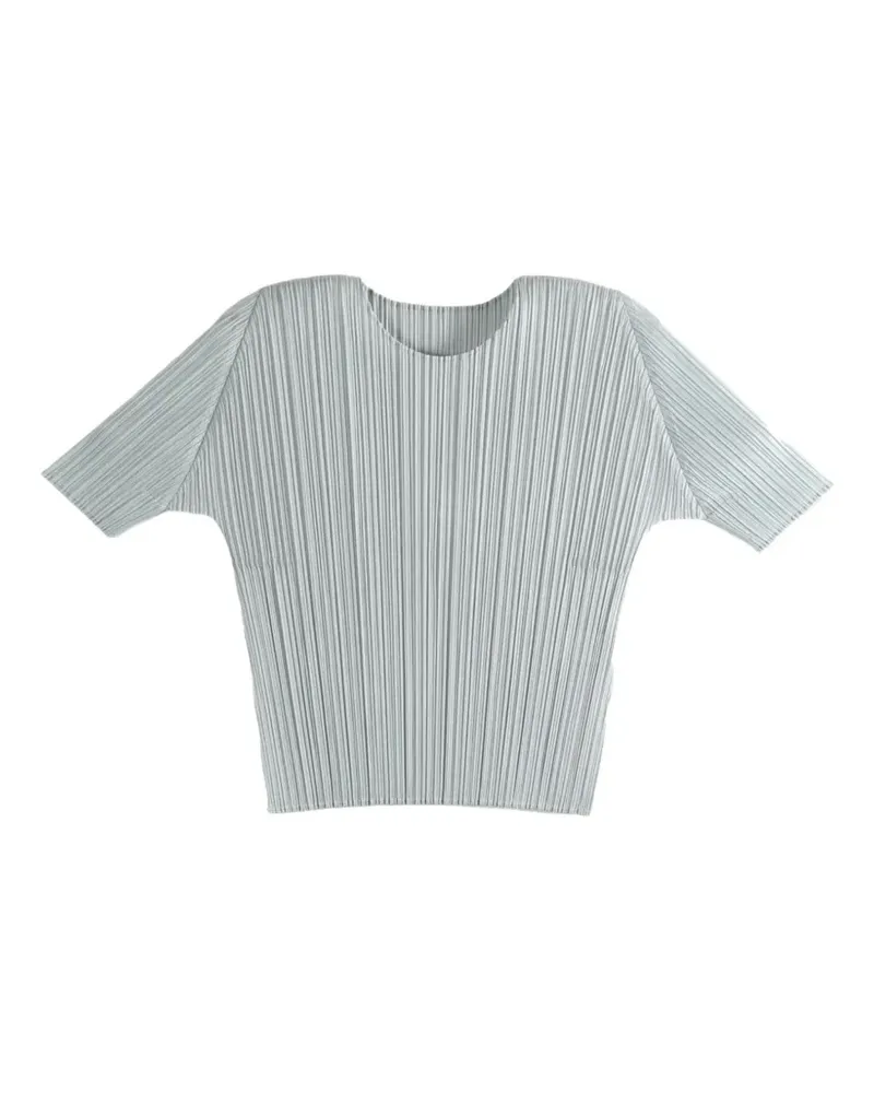 Issey Miyake Schmales Oberteil - Grau Grau