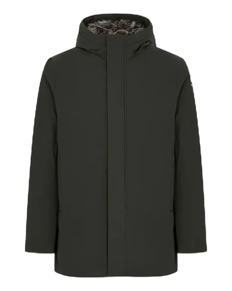 Suns Kapuzenparka mit Pelz - Grün Grün