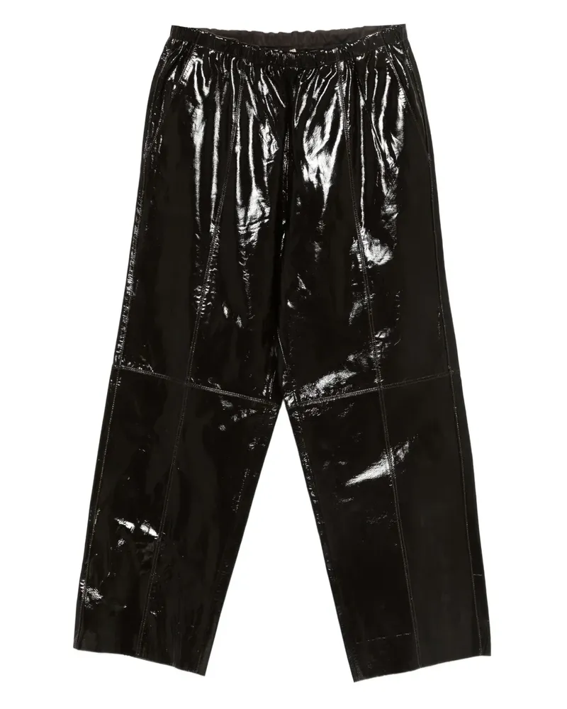 ALYSI Hose aus Leder - Braun Braun