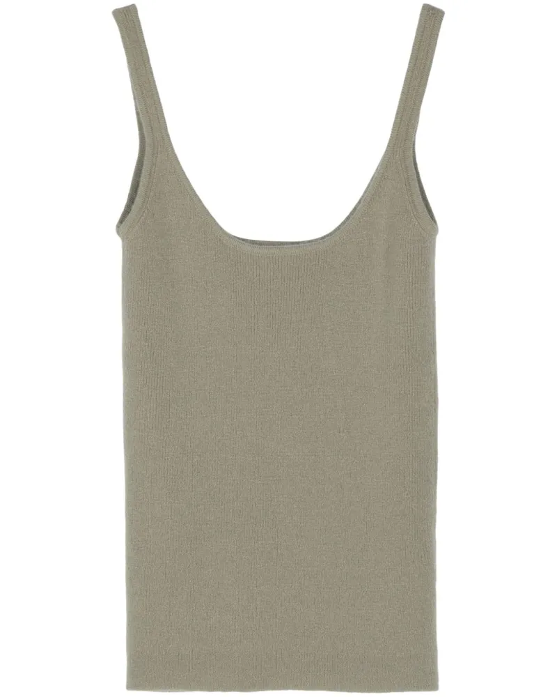 Warm-ME Tanktop aus Kaschmir Grün