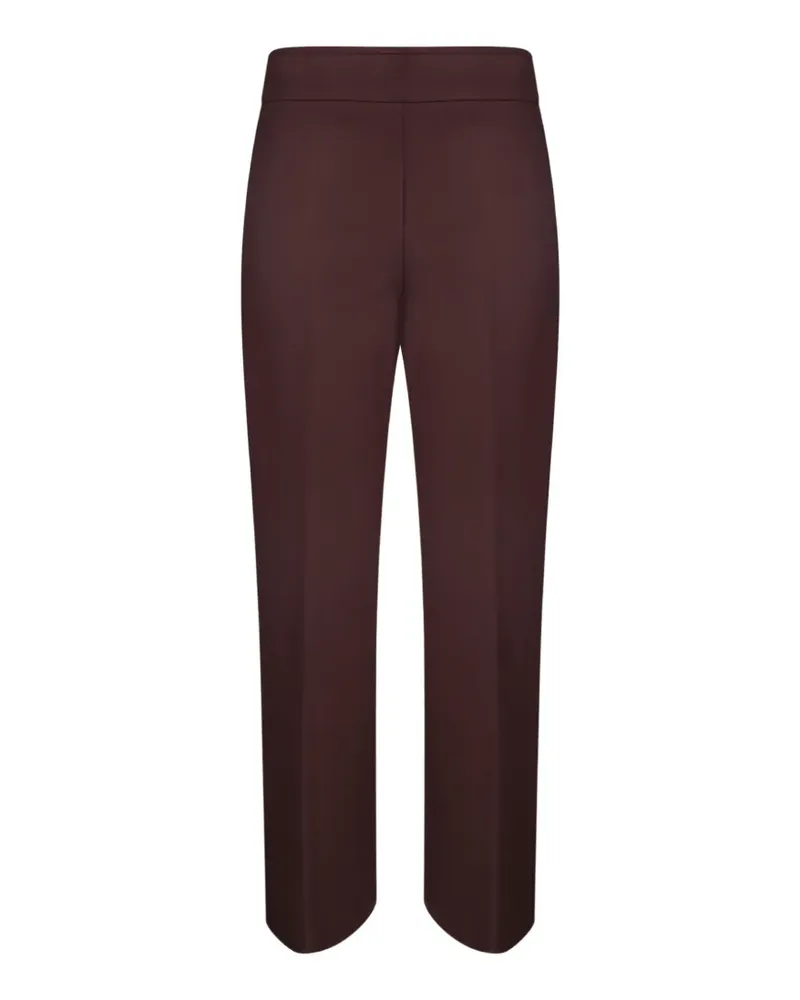 Blanca pressed-crease straight-leg trousers - Braun Braun