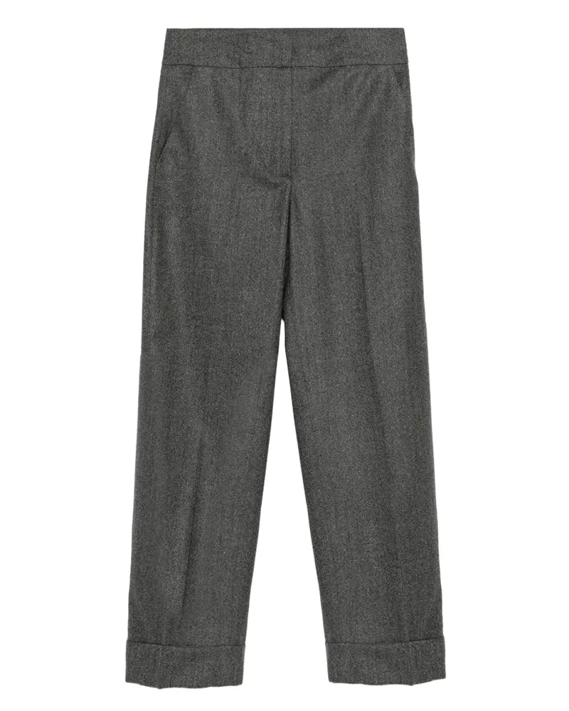 Peserico Hose mit Bügelfalten - Grau Grau