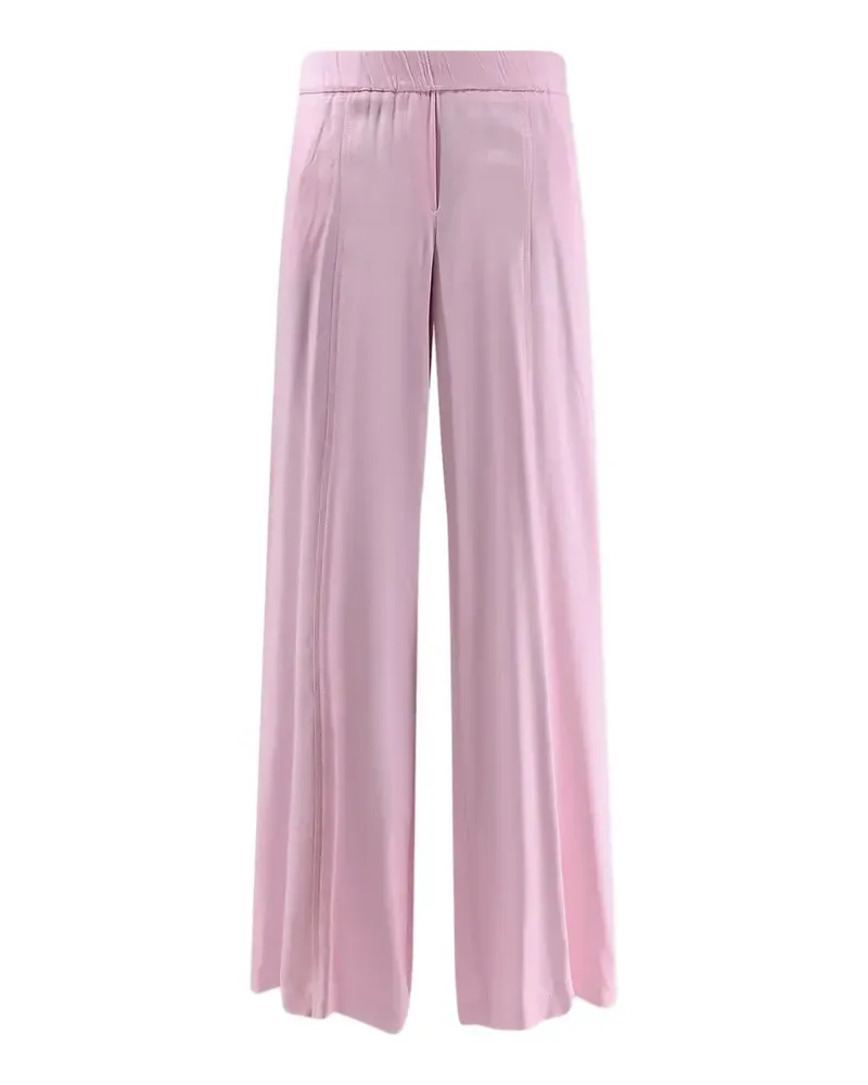 NUDE elasticated-waistband wide-leg trousers - Rosa Rosa