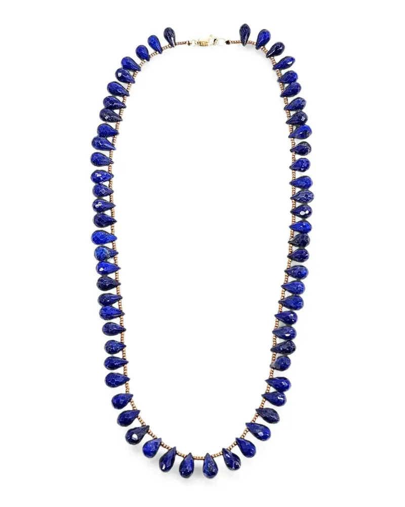 Madison faceted teardrop necklace - Blau Blau