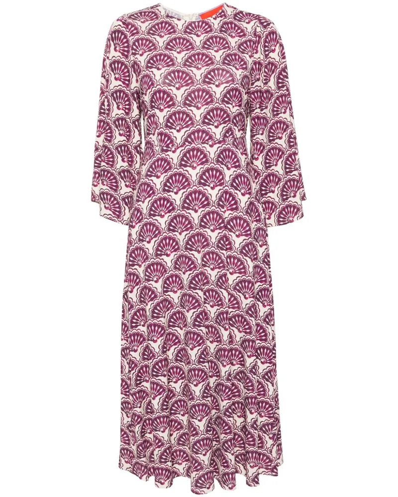 La DoubleJ Sorella Midikleid - Violett Violett