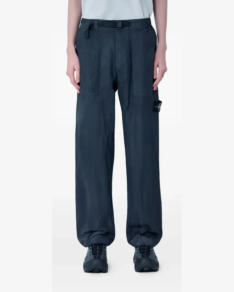 Stone Island elastic-waist trousers - Schwarz Schwarz