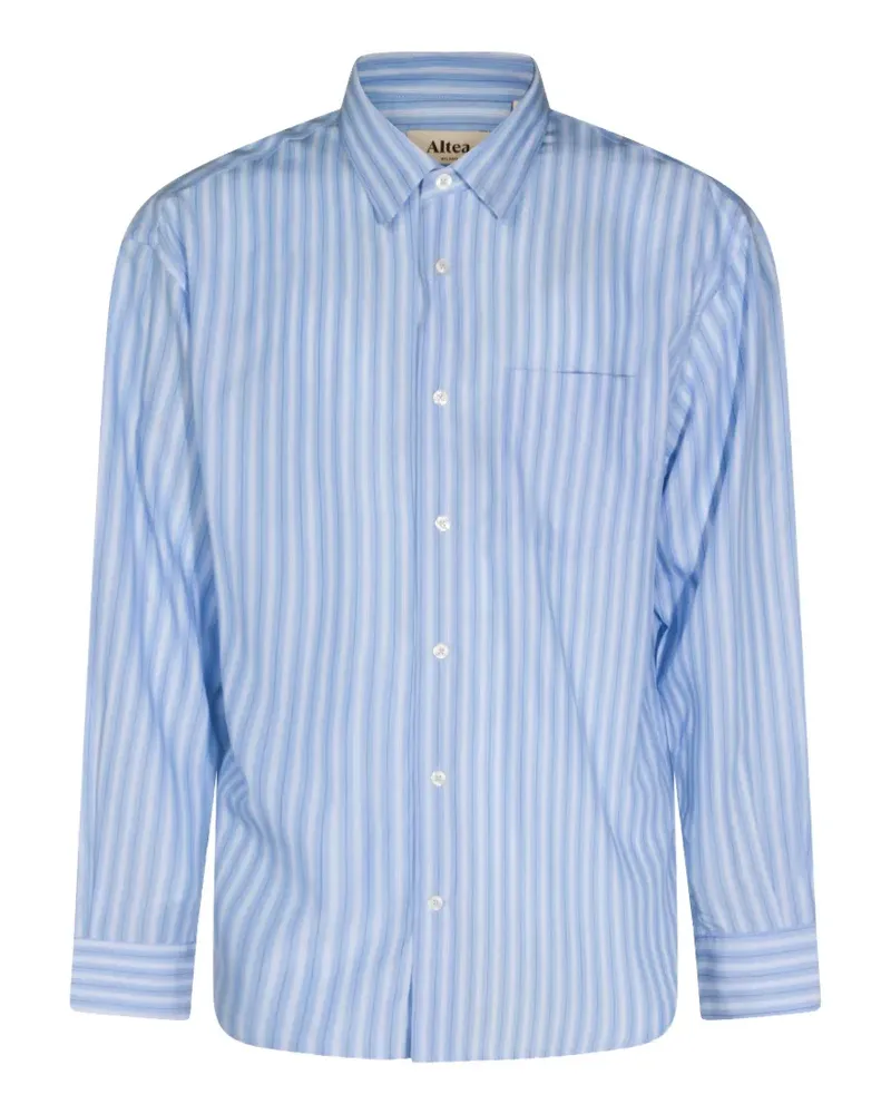 Altea vertical-stripe shirt - Blau Blau