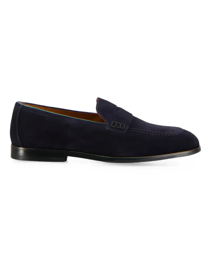 Doucal´s penny-slot suede loafers - Blau Blau
