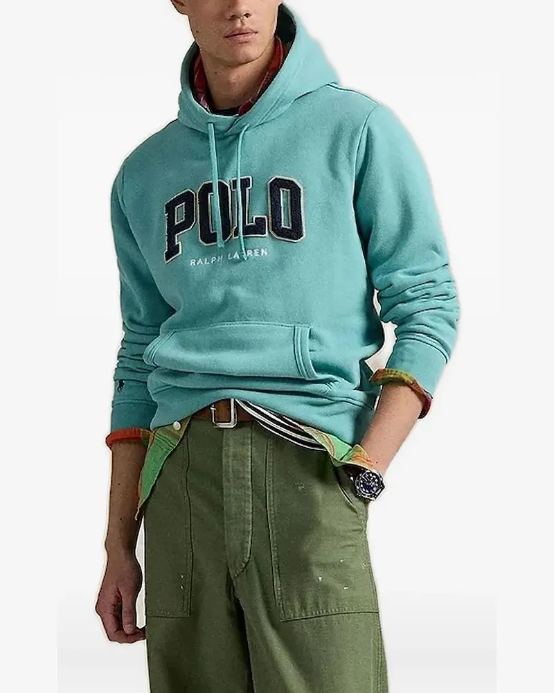 Ralph Lauren Hoodie mit Logo-Patch - Blau Blau