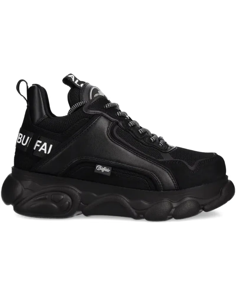Buffalo Sneakers mit dicker Sohle - Schwarz Schwarz