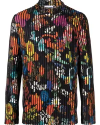 Moschino Pullover mit Blumen-Print Schwarz