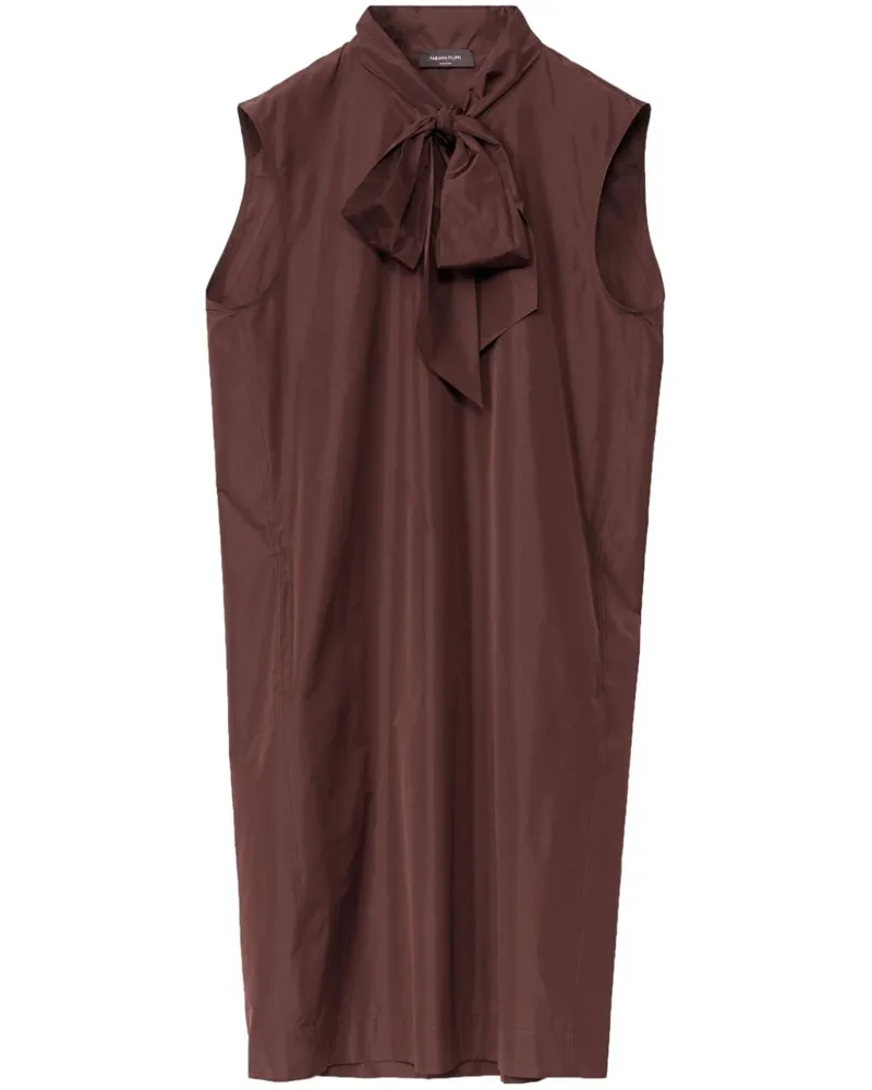 Fabiana Filippi Kleid aus Taft - Rot Rot