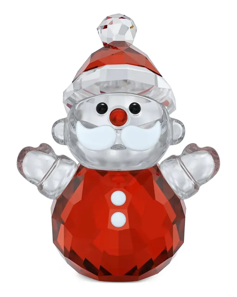 Swarovski Facettiertes Holiday Cheers Weihnachtsmann-Ornament - Rot Rot