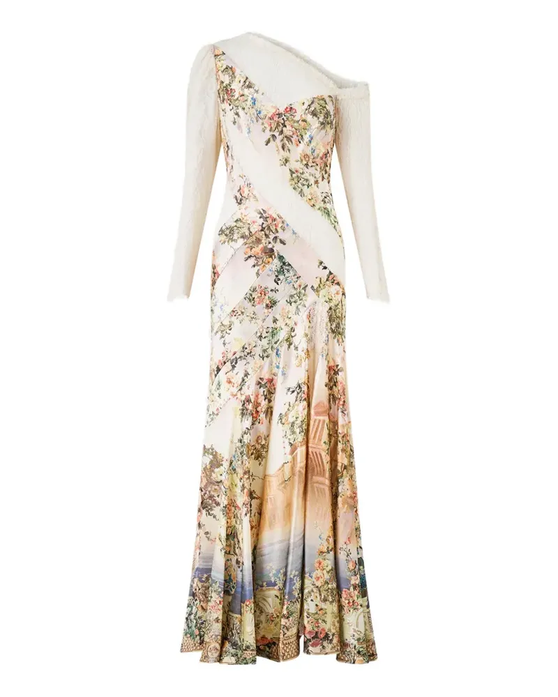 Camilla Kleid mit Blumenprint - Nude Nude