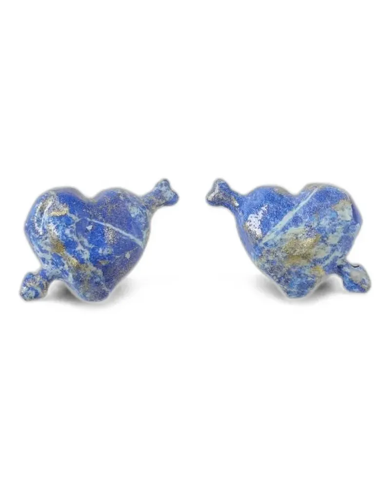 SUNNEI heart-shaped earrings - Silber Silber