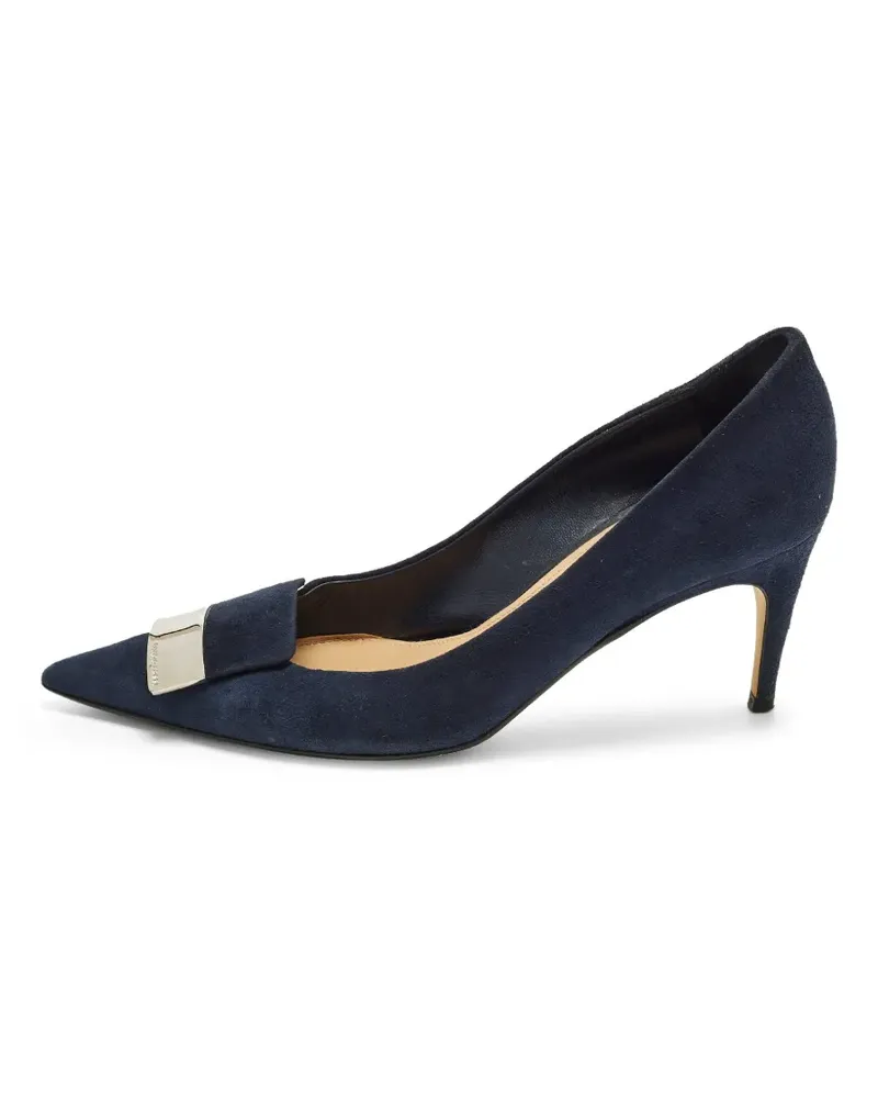 Sergio Rossi SR1 Pumps mit spitzer Kappe - Blau Blau