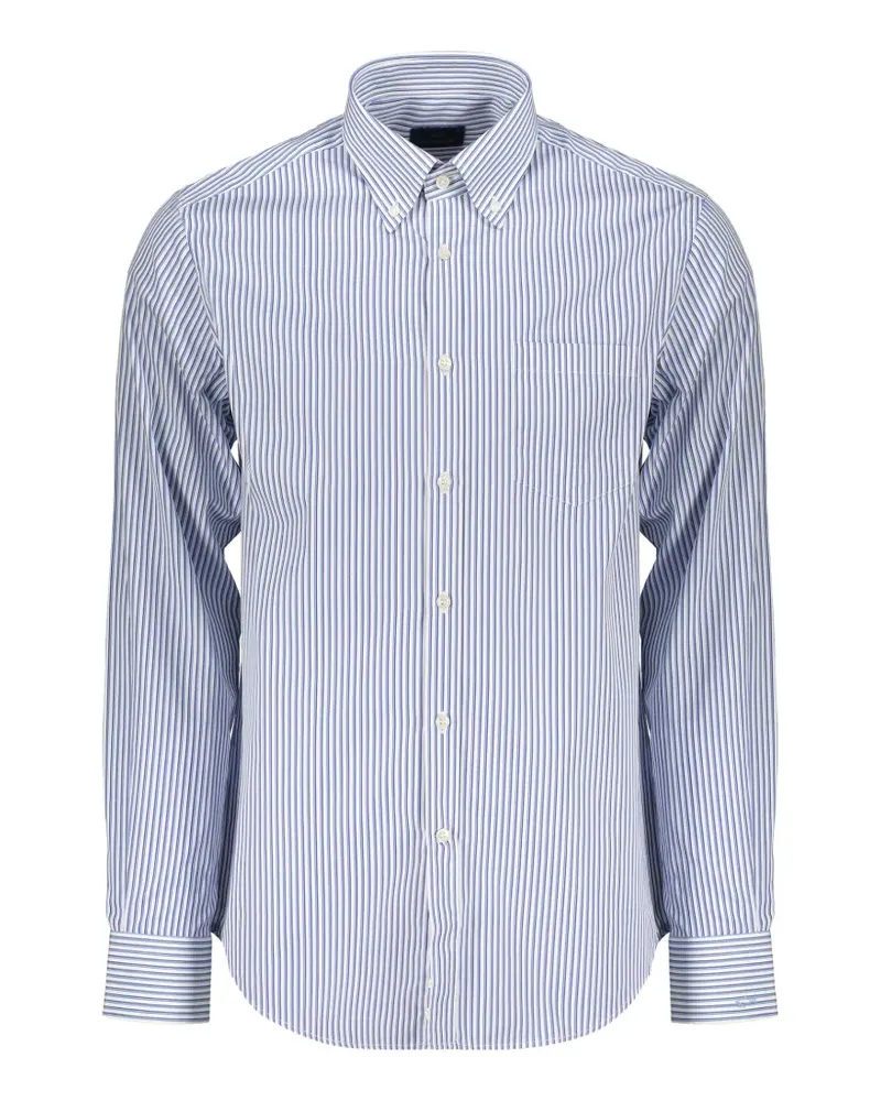 Paul & Shark striped long-sleeve shirt - Blau Blau