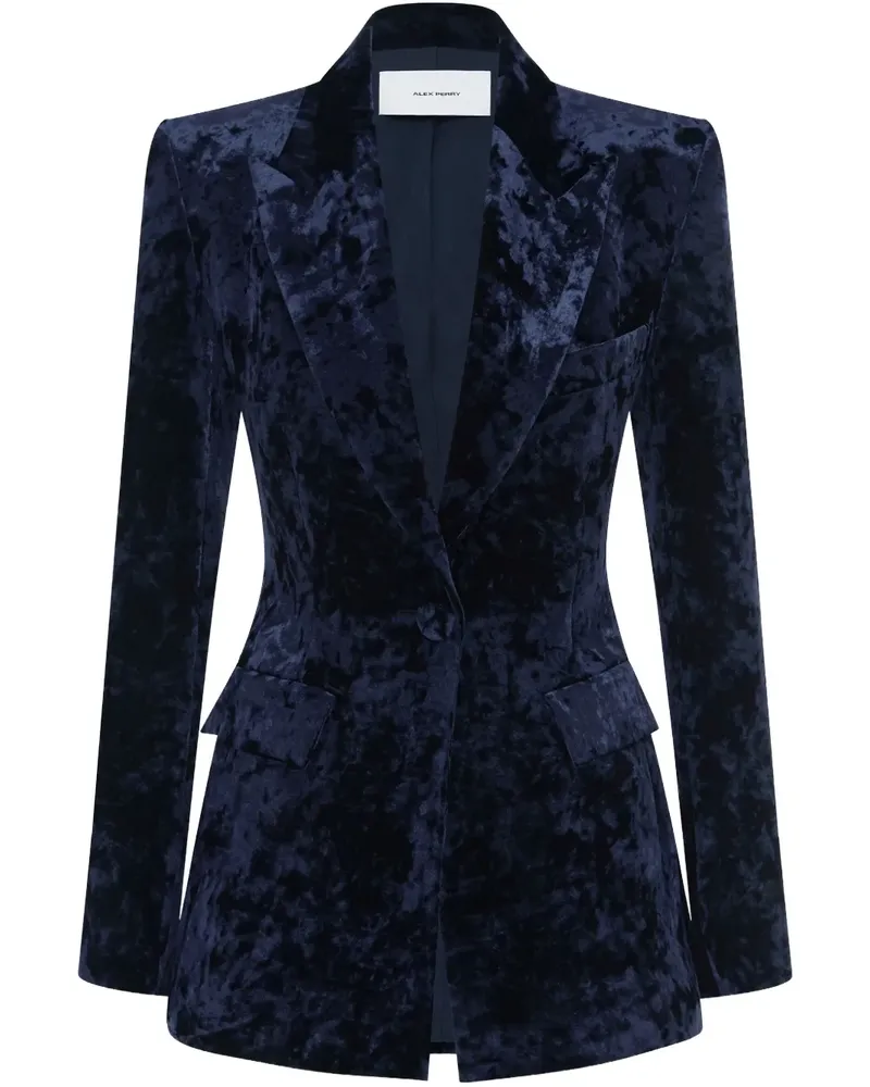 Alex Perry Einreihiges Sakko - Blau Blau