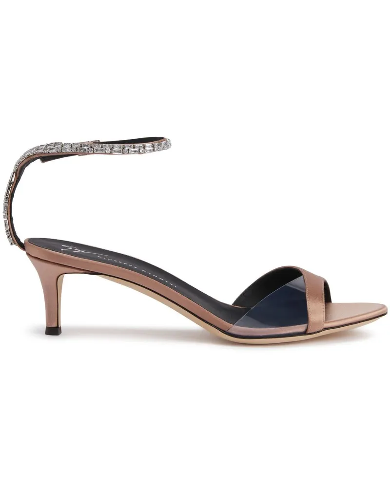 Giuseppe Zanotti Leeah Crystal Sandalen 50mm - Rosa Rosa