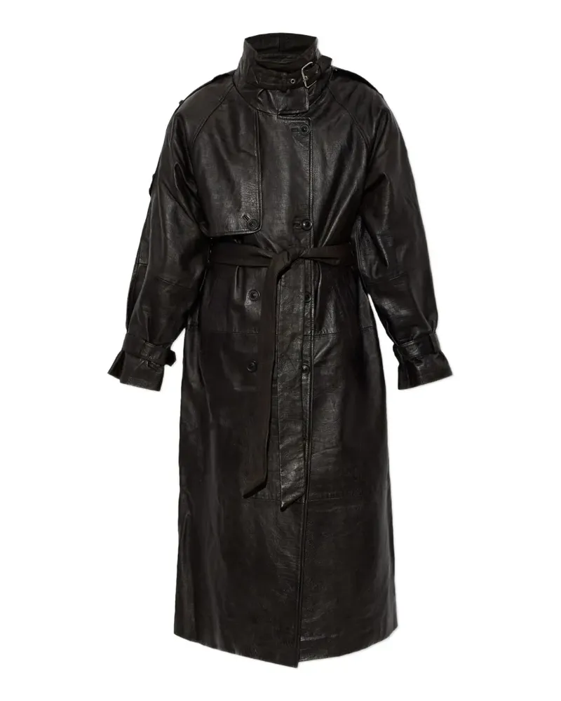 Gestuz GZcroline leather coat - Braun Braun
