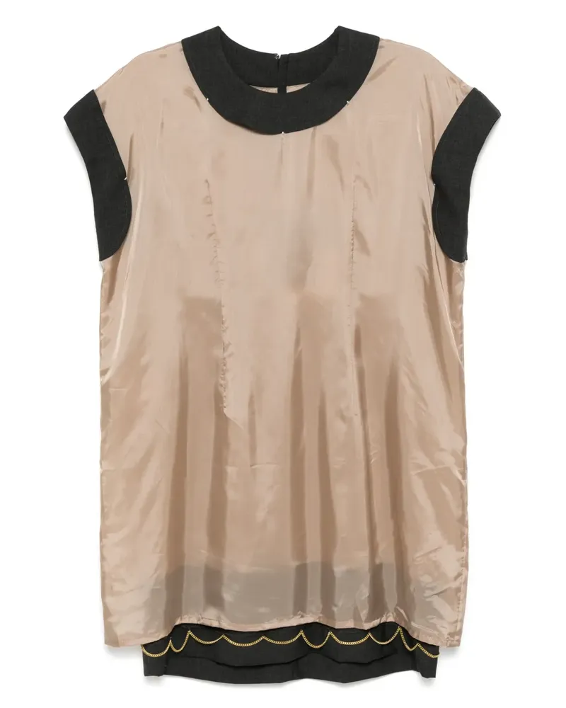 kolor Ärmelloses Kleid - Nude Nude