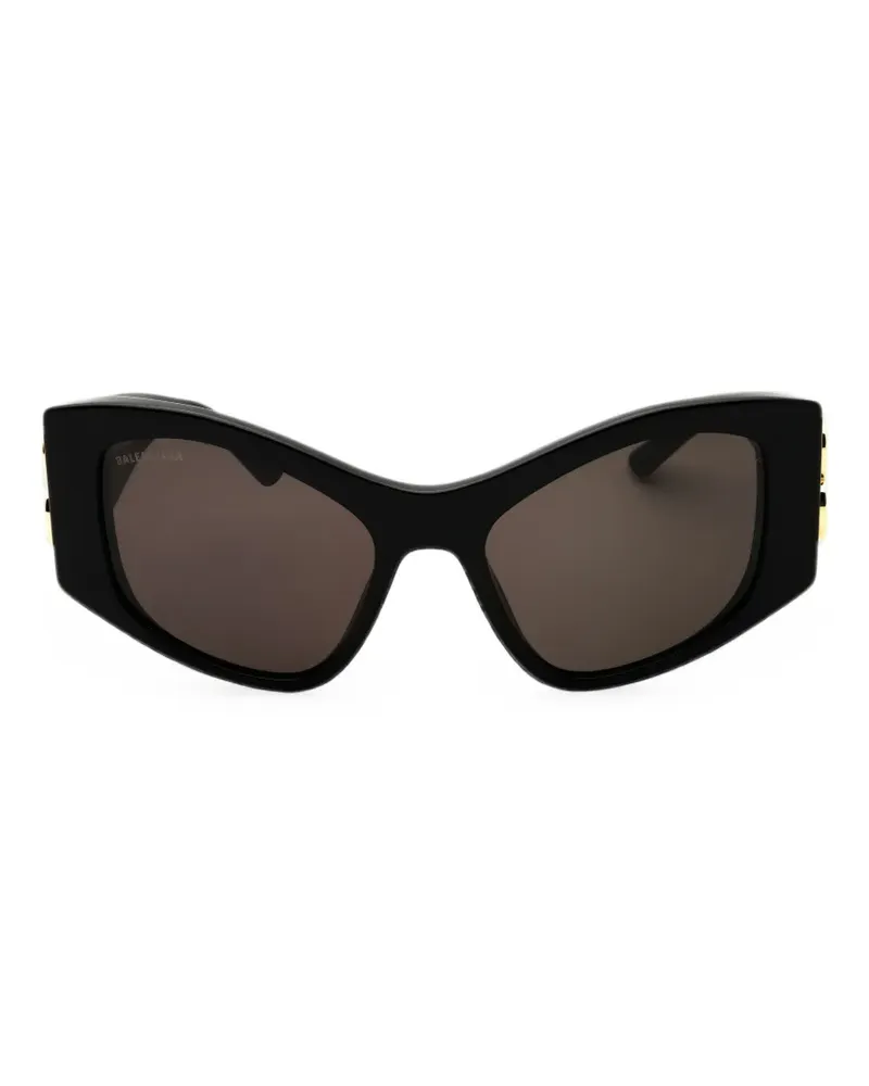 Balenciaga Cat-Eye-Sonnenbrille - Schwarz Schwarz