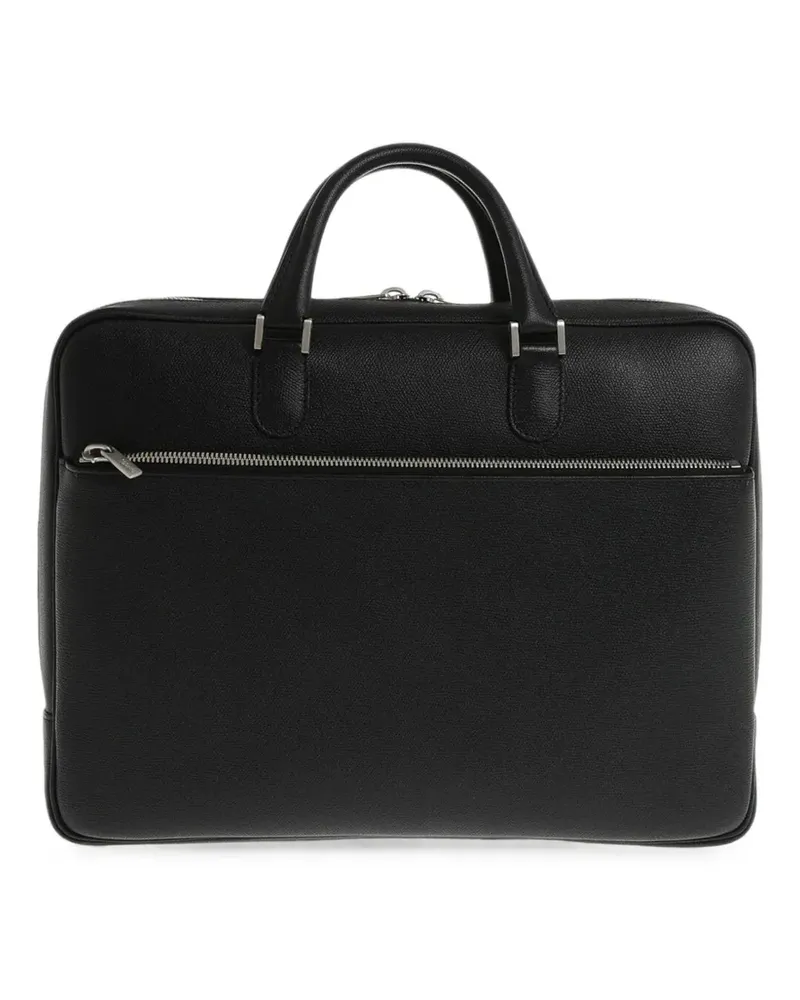 Valextra Avietta Laptoptasche - Schwarz Schwarz