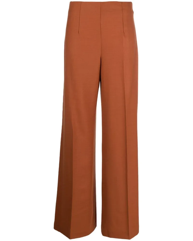 Twin-Set Hose mit Logo-Schild - Braun Braun