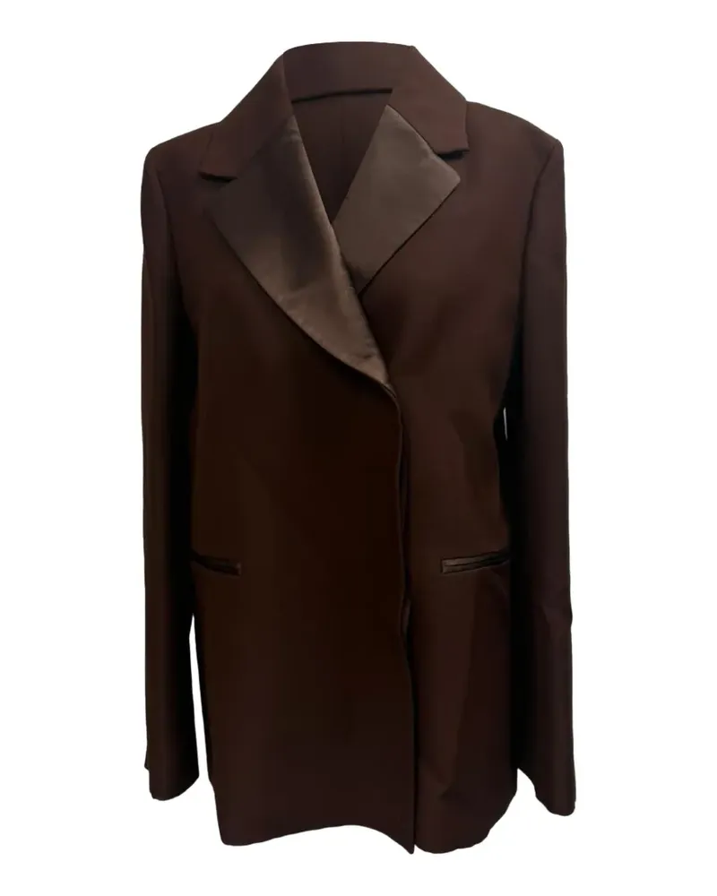 KHAITE Oversized Johnson blazer - Braun Braun