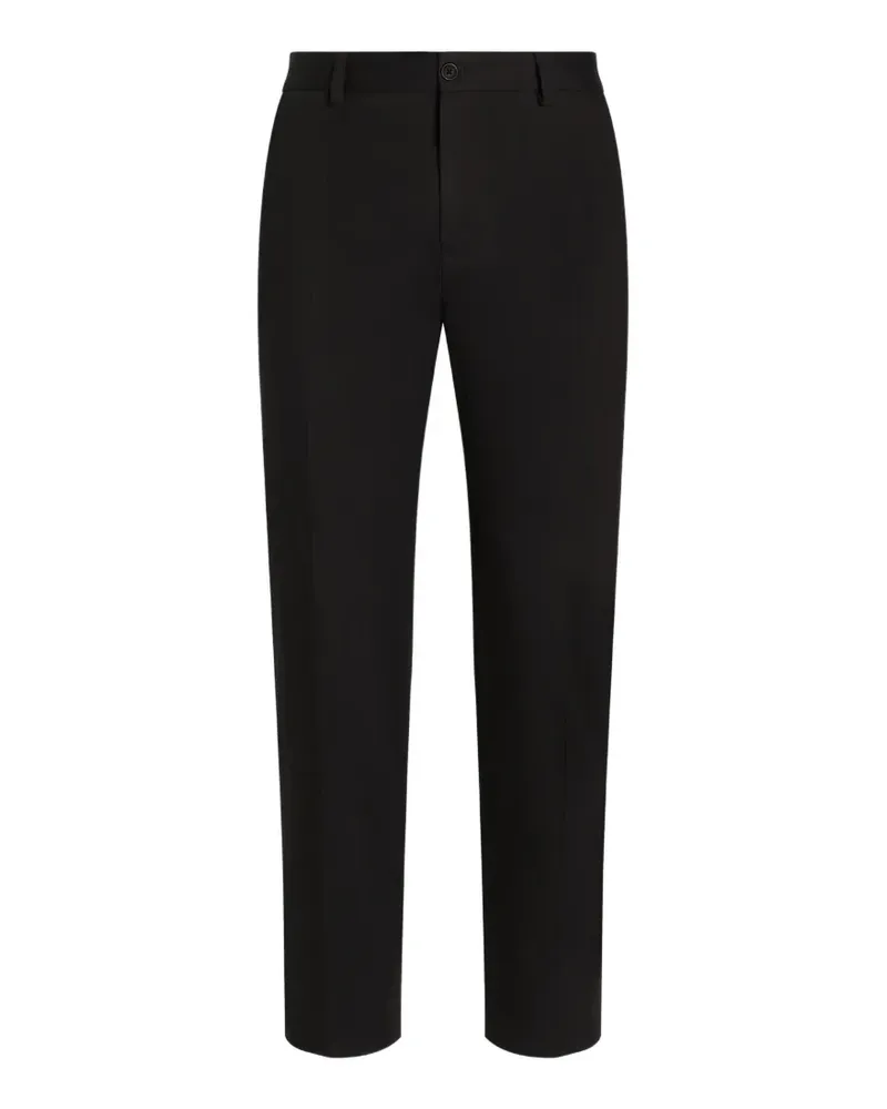 Dolce & Gabbana cotton gabardine trousers - Schwarz Schwarz