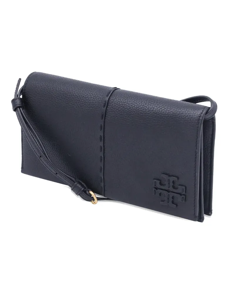 Tory Burch Mcgraw leather crossbody bag - Schwarz Schwarz