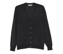 Cardigan mit V-Ausschnitt - Grau