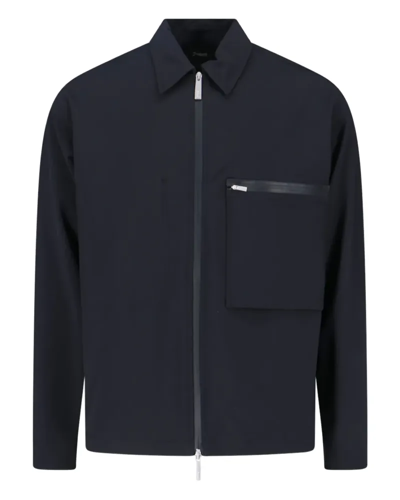 Herno Hemdjacke mit Reißverschlusstasche - Schwarz Schwarz