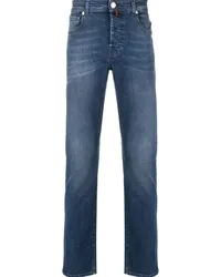 Billionaire Klassische Straight-Leg-Jeans Blau