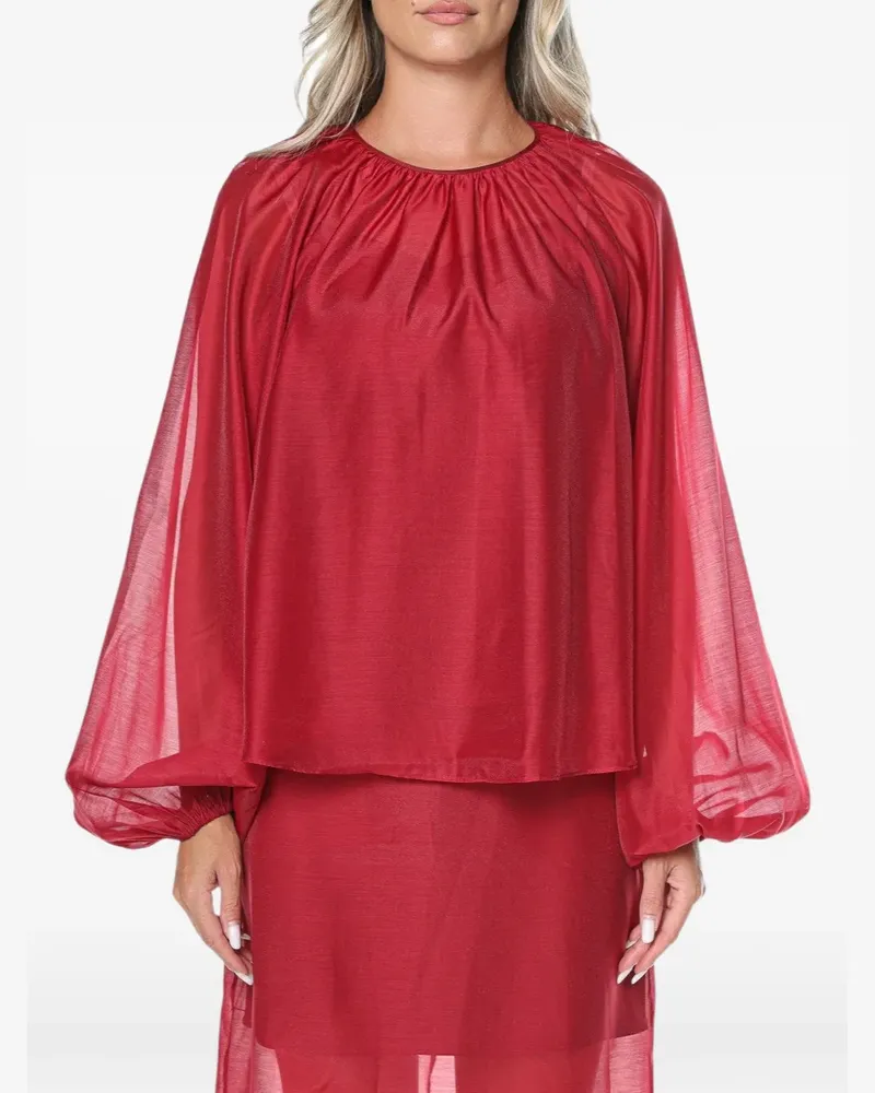 Ted Baker Eelana Bluse mit Puffärmeln - Rot Rot