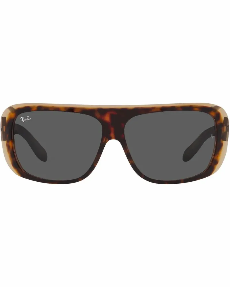 Ray Ban RB2196 Blair Sonnenbrille im Oversized-Look - Schwarz Schwarz