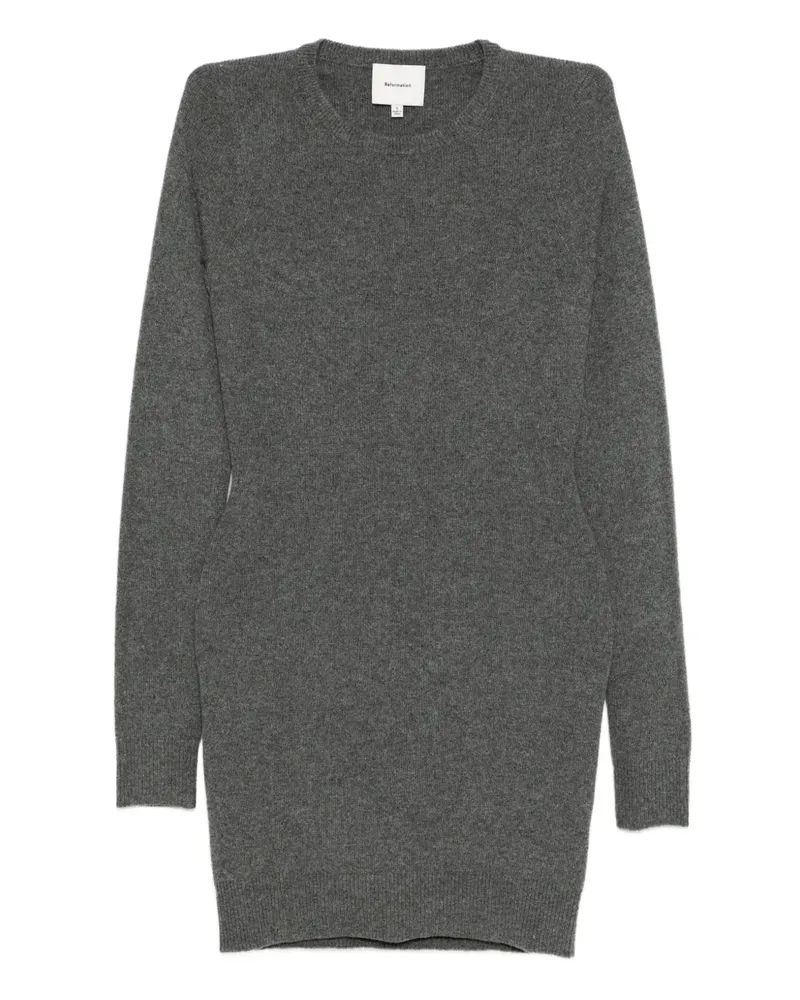 Reformation Walker Kleid - Grau Grau