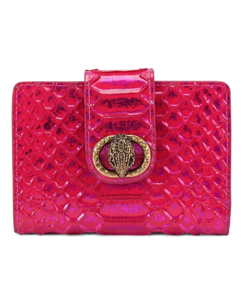 Kurt Geiger Chelsea Portemonnaie mit Adlerdetail - Rosa Rosa