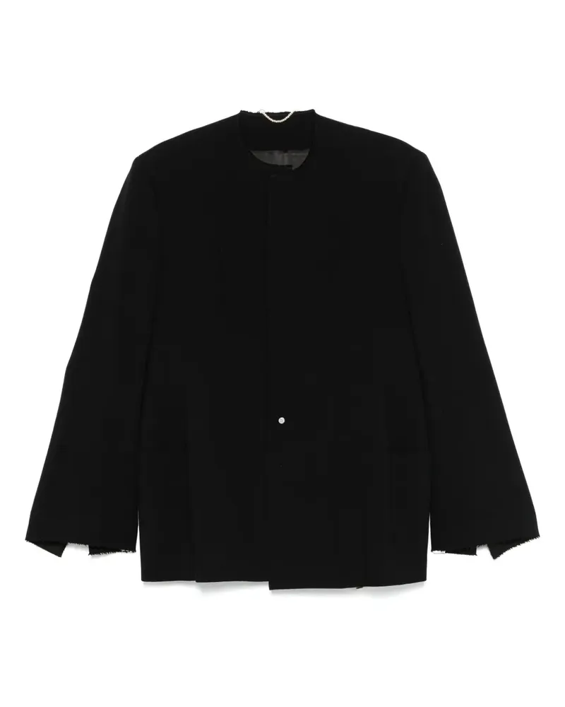 Carven Jacke aus Wolle - Schwarz Schwarz
