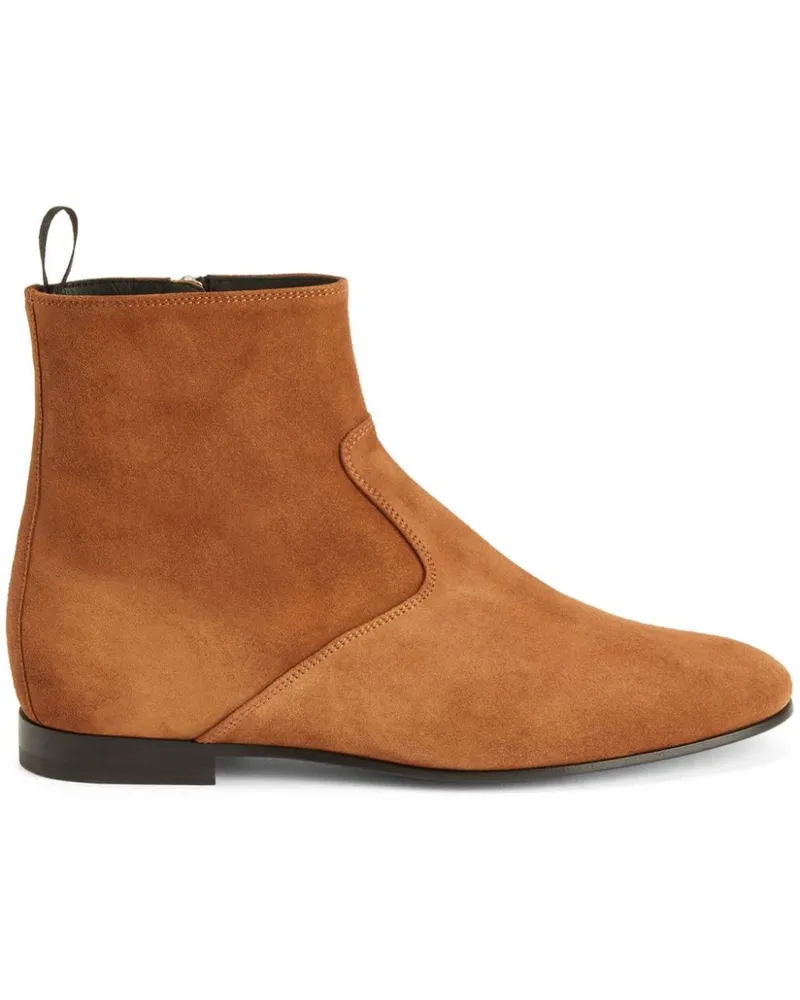 Giuseppe Zanotti Ron Stiefel aus Wildleder - Braun Braun