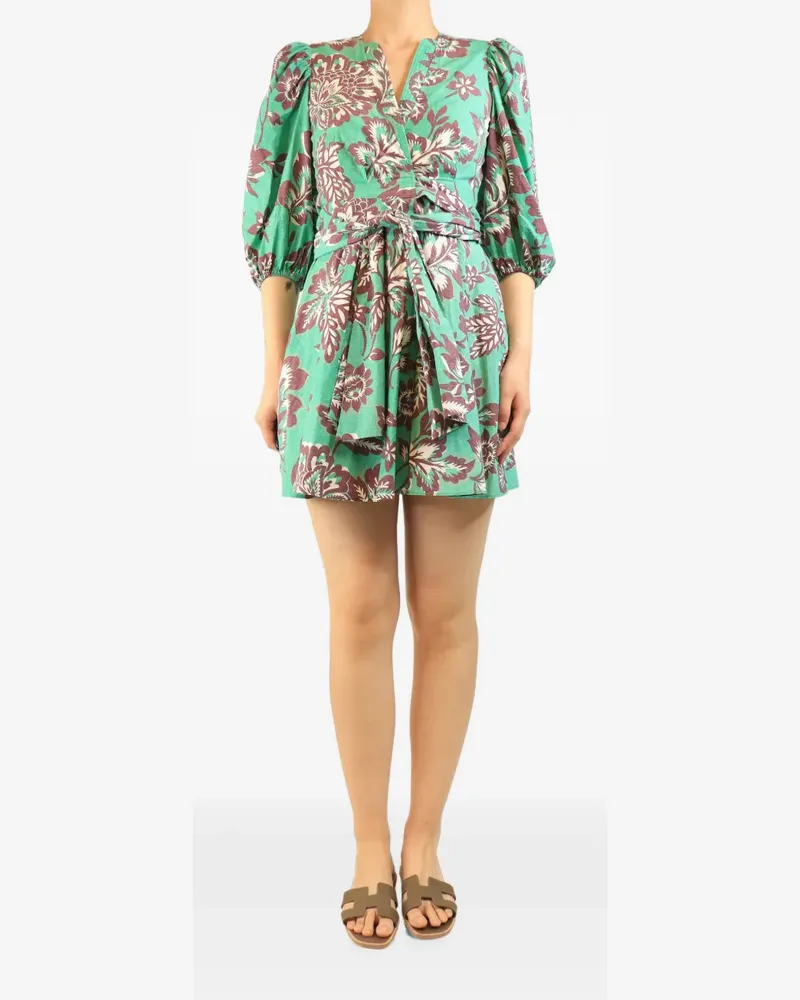 Claudie Pierlot floral-print mini dress - Grün Grün