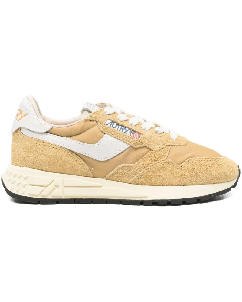 AUTRY Reelwind Sneakers mit Wildleder-Einsätzen - Gelb Gelb