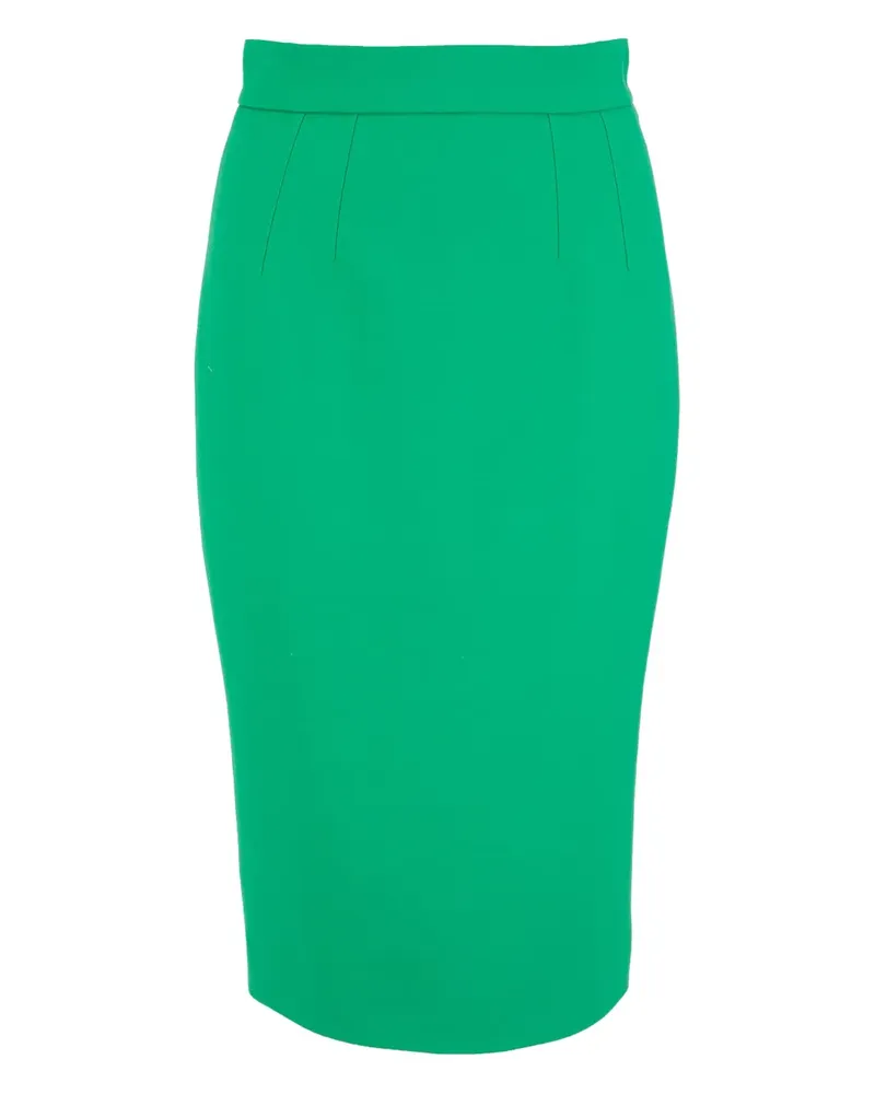 Dolce & Gabbana Midirock mit Schlitz - Grün Grün