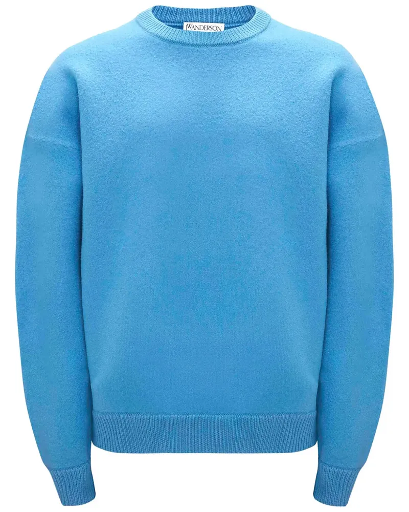 J.W.Anderson Merinopullover mit Rundhalsausschnitt - Blau Blau
