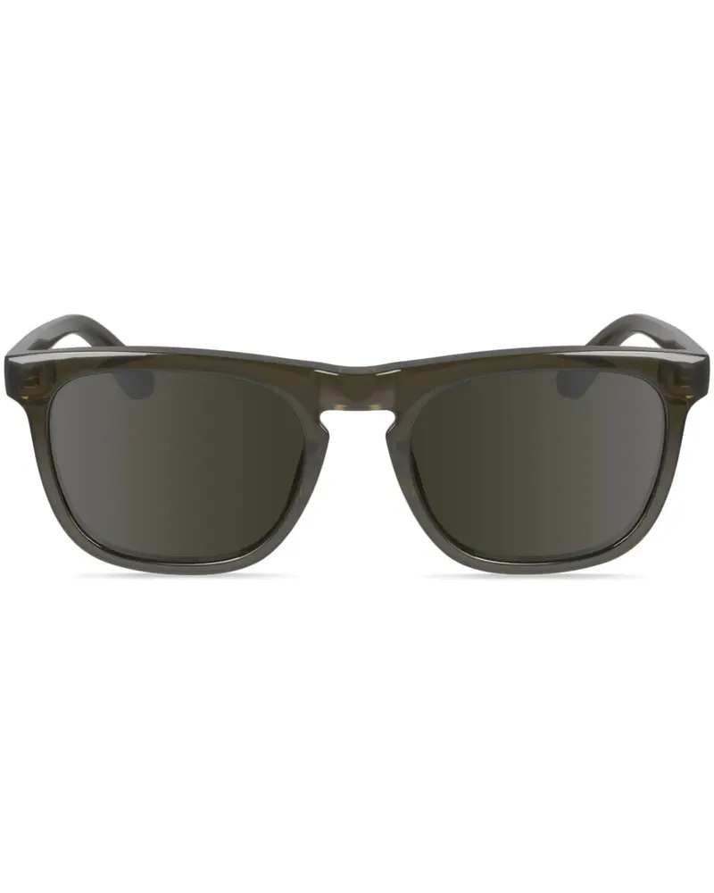 Calvin Klein Sonnenbrille mit eckigem Gestell - Grün Grün